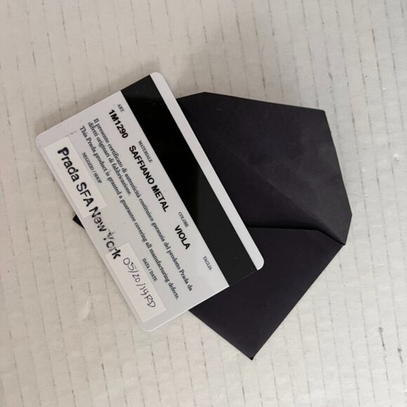 Prada grey Saffiano Lux leather Galleria Double Zipper Medium bag - Picture 9 of 9